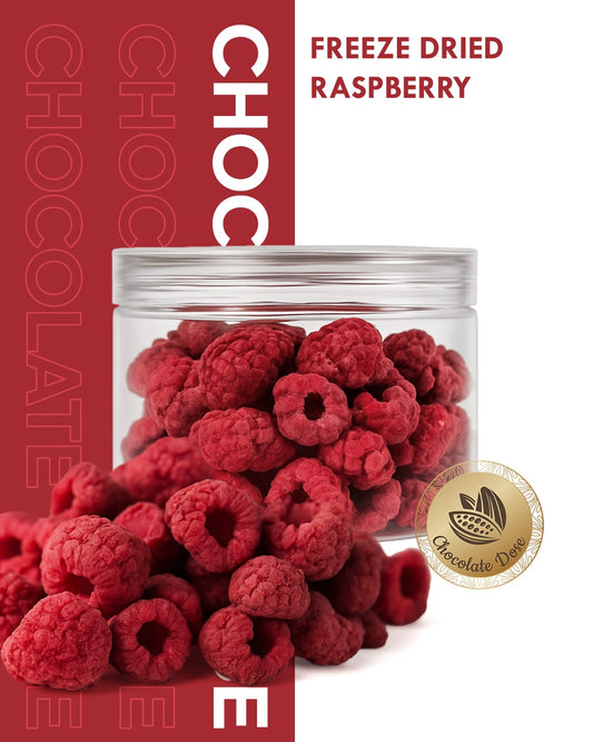 Freeze Dried Raspberry - 20g Jar | Light Crispy Berry Snack