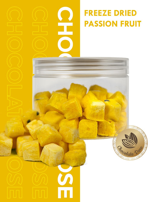 Freeze Dried Passion Fruit - 40g Jar | Crunchy Exotic Snack