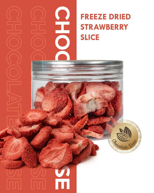 Freeze Dried Strawberry Slices - 25g Jar | Premium Tasty Snacks