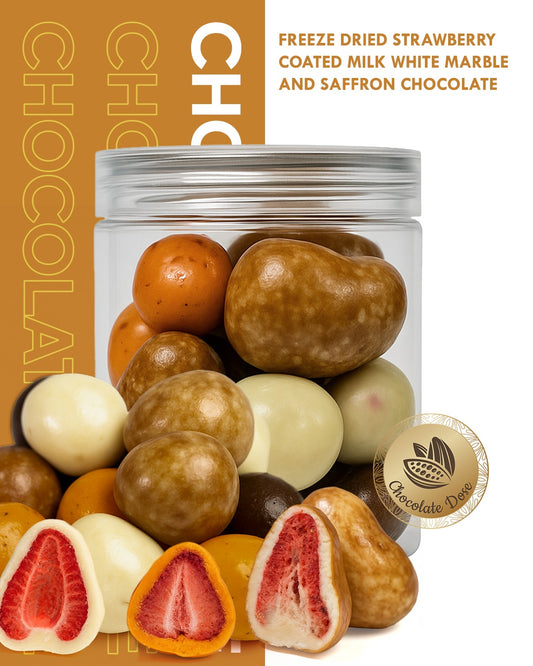 Dry Strawberry Mix Chocolate - Jar