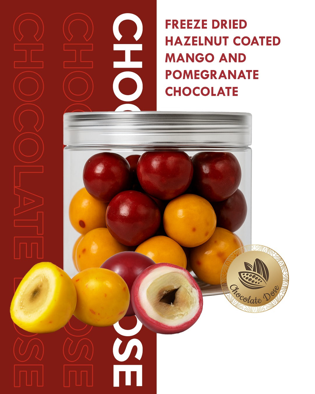 Hazelnut Mix Chocolate - 180g Jar | Premium Chocolate Coated Hazelnuts