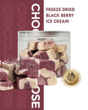 Freeze Dried Ice Cream Blackberry - 55g Jar | Crunchy Berry Ice Cream Snack