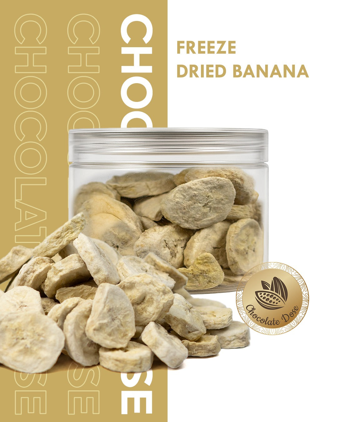 Freeze Dried Banana - Jar