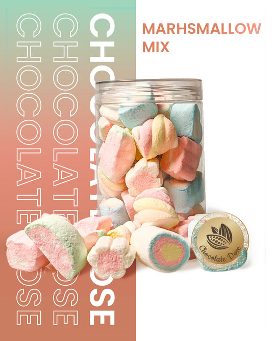 ميكس حلوى مارشميلو مجففة بالتبريد | Freeze Dried Marshmallow Mix Candy | Crunchy Freeze Dried Marshmallow Sweet Mix